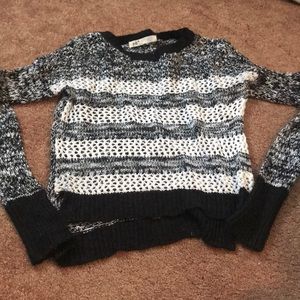 black/white sweater